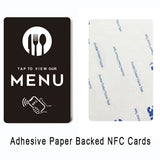 Tarjeta NFC «Ver la carta» · español, inglés o francés