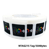 Pegatinas NFC 30 mm · packs de 10, 50 y 100