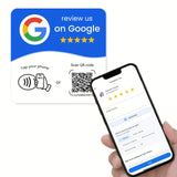 Placa NFC adhesiva · Google, Instagram, TikTok o Facebook