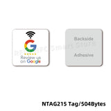 Pegatinas NFC 30 mm · packs de 10, 50 y 100