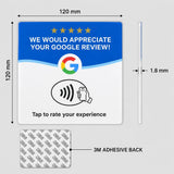 Pack 4 placas NFC acrílicas con soporte de madera