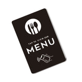 Tarjeta NFC «Ver la carta» · español, inglés o francés