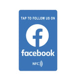 Placa NFC adhesiva de reseñas · 10 cm, redonda o cuadrada