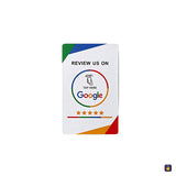 Targeta blanca · anella Google i colors · Tocky