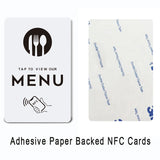 Tarjeta NFC «Ver la carta» · español, inglés o francés