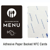 Tarjeta NFC «Ver la carta» · español, inglés o francés