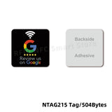 Pegatinas NFC 30 mm · packs de 10, 50 y 100