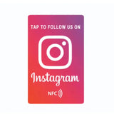 Placa NFC adhesiva de reseñas · 10 cm, redonda o cuadrada